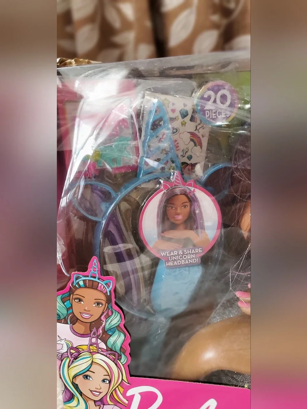 Barbie Glitter Hair Styling Deluxe Styling Head And Accessories